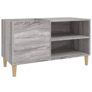 vidaXL Armoire à disques sonoma gris 84 5x38x48 cm bois d'ingénierie