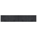 vidaXL Tapis rectangulaire gris 70x400 cm bambou