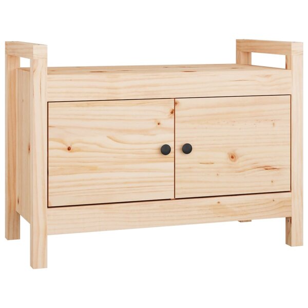 vidaXL Banc d'entrée 80x40x60 cm Bois de pin massif