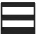 vidaXL Bibliothèque 2 Pièces Chêne noir 80 x 30 x 72 cm Bois d'ingénierie