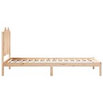 vidaXL Cadre de lit extra long sans matelas 100x210 cm bois massif