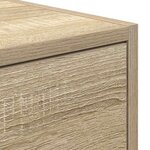 vidaXL Meuble TV Chêne sonoma 100 x 31 x 25.5 cm Bois d'ingénierie