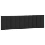 vidaXL Cadre de lit avec lumières LED noir 180x200 cm velours