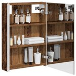 vidaXL Armoire Miroir de Salle de Bain Bois ancien 43 x 11 5 x 60 5 cm