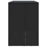 vidaXL Boîte de poubelle 2 Pièces Noir 65 x 80 x 115 cm Polyéthylène