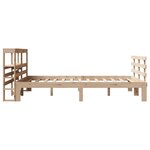 vidaXL Cadre de lit avec tête de lit sans matelas 120x190 cm