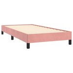 vidaXL Cadre de lit Rose 80x200 cm Velours