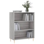 vidaXL Bibliothèque sonoma gris 69 5x32 5x90 cm bois d'ingénierie