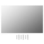 vidaXL Miroir mural avec lampes LED Rectangulaire Verre
