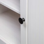 vidaXL Meuble TV Blanc 120x40x50 cm Bois de pin massif Gamme Panama