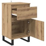 vidaXL Buffet chêne artisanal 35 x 40 x 70 cm Bois d'ingénierie
