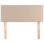 vidaXL Tête de lit Cappuccino 80x5x78/88 cm Similicuir