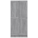 vidaXL Garde-robe Sonoma gris 82 5x51 5x180 cm Bois d'ingénierie