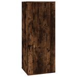 vidaXL Ensemble de meubles TV 2 Pièces Chêne fumé Bois d'ingénierie