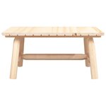 vidaXL Table basse 90x50x41 cm bois massif d'épicéa