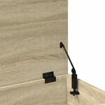 vidaXL Boîte de rangement chêne sonoma 100x42x46 cm bois d'ingénierie