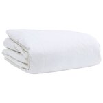 vidaXL Couette Other avec oreiller 3 Pièces Blanc 240 x 260 cm Bas