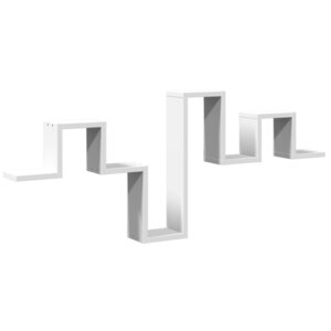 vidaXL Étagère murale blanc 104 5x10x43 cm bois d'ingénierie