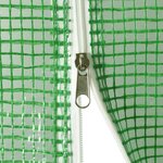 vidaXL Serre avec cadre en acier vert 4 m² 2x2x2 m
