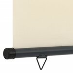 vidaXL Auvent latéral de balcon 122x250 cm Crème