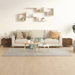 vidaXL Tables basses 2 Pièces chêne marron 50x50x40 cm bois d'ingénierie