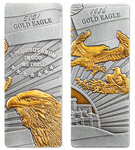 Monnaie en argent 5 dollars g 31.1 (1 oz) millésime 2023 american eagle
