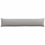 vidaXL Coussins de canapé 2 Pièces Gris 200 x 40 cm tissu