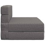 vidaXL Canapé-lit pliable Gris clair 70 x 72 x 60 cm Tissu