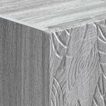 vidaXL Cabinet de chevet mural Sonoma gris 49 x 34 5 x 20 cm