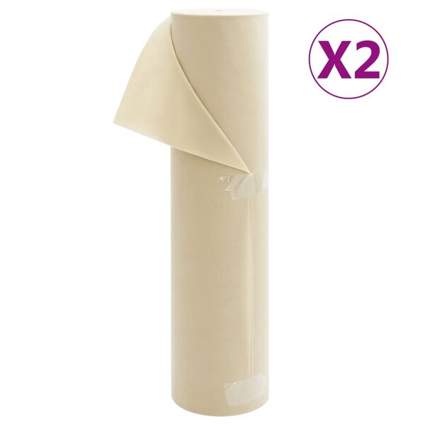 vidaXL Toison végétale 2 rouleaux 70 g/m² 50x1 6 m