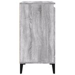 vidaXL Tables de chevet 2 Pièces sonoma gris 40x35x70cm bois d'ingénierie