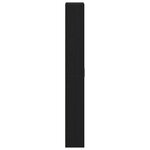 vidaXL Armoire en Chêne Noir 55x25x189 cm Bois d'Ingénierie