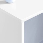 vidaXL Bureau mural Blanc 100 x 45 x 30 cm Bois d'ingénierie