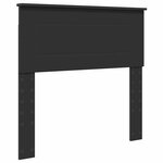 vidaXL Tête de lit Chêne noir 100 cm Bois d'ingénierie