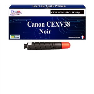 T3AZUR - Toner compatible avec Canon IR Advance 4045i  4051i  4245i  4251i  CEXV38