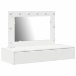 vidaXL Table de Toilette Blanc 100 x 40 x 70 cm Bois d'ingénierie