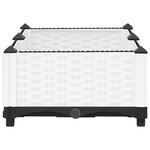 vidaXL Lit surélevé 80x40x23 cm Polypropylène