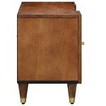 vidaXL Meuble TV Marron miel 105 x 33 x 46 cm Bois de mangue massif