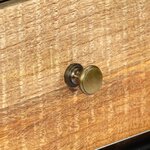 vidaXL Table console 118 x 30 x 75 cm Bois de manguier massif