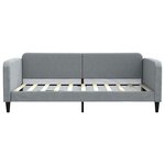 vidaXL Lit de jour avec lit gigogne et tiroirs 100x190 cm tissu