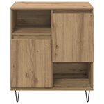 vidaXL Buffet 2 Pièces Chêne artisanal 60 x 35 x 70 cm