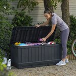 Keter Boîte de rangement de jardin Kentwood 350 L Anthracite