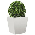 vidaXL Jardinières 2 Pièces 40x40x40 cm acier inoxydable
