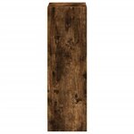 vidaXL Bibliothèque chêne fumé 40x24x76 cm bois d'ingénierie