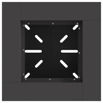 vidaXL Braise Noir 48 x 48 x 40 cm Acier