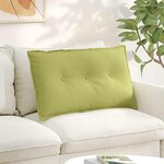 vidaXL Coussin de Dos Vert clair 80 x 19 x 50 cm tissu