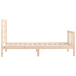 vidaXL Cadre de lit sans matelas 100x200 cm bois massif de pin