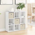 vidaXL Buffet Blanc 73 5 x 24 x 69 5 cm