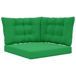 vidaXL Coussin de canapé d'extérieur Polyester Vert 68 5 x 68 5 cm