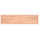vidaXL Étagère murale marron clair bois chêne massif traité